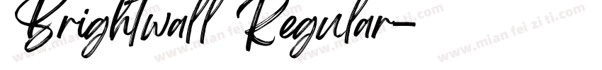 Brightwall Regular字体转换
